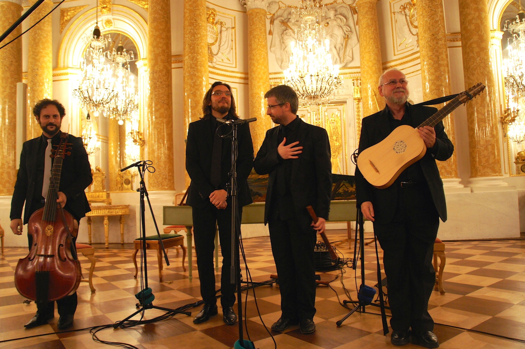 Concert in Warsaw Music Encounters 2014. Rami Alqhai, Javier Núñez, Vicente Parrilla & Juan Carlos Rivera