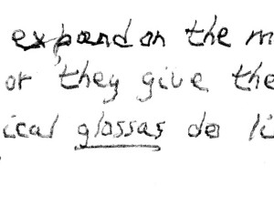 GLOSAS &mdash; the Liner Notes